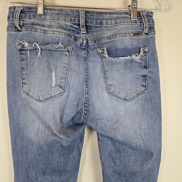 KanCan Women's Size 11/29 Distressed Skinny Ankle Jeans - Picture 4 of 7